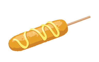 Corndog Snack - Vector Illustration