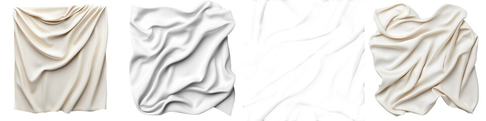 Elegant fabric texture and drape in neutral tones