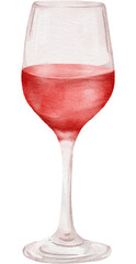 watercolor wine