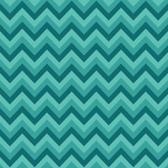 Teal and Turquoise Zigzag Pattern Vector Background