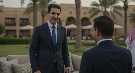 Business Meeting at Luxurious Resort