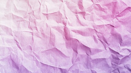 Fototapeta premium Crinkled paper texture, soft pastel hues