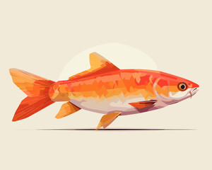 Fototapeta premium Fish icon. Cartoon of fish vector icon for web design isolated on white background