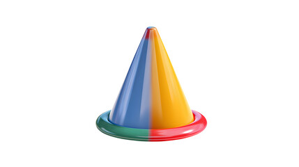 Fototapeta premium party hat isolated on white or transparent background