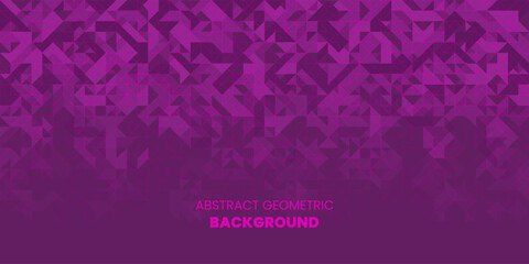 Abstract polygonal geometric background in purple. Stock vector illustration.