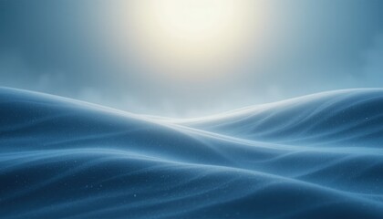 Fototapeta premium Calm ocean waves lapping under a bright sun seaside landscape nature photography tranquil environment aerial view serenity concept