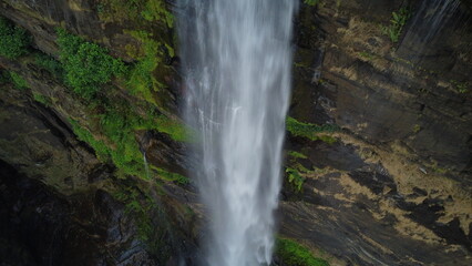 Waterfall in the nature