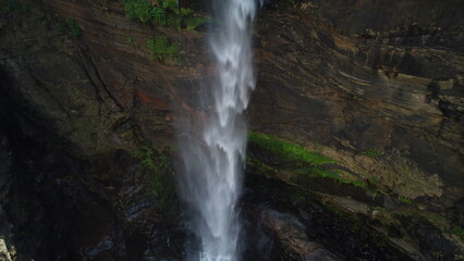 Waterfall in the nature