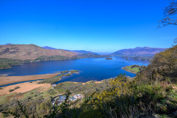 Fototapeta premium Derwent Water looking from Surprise View.