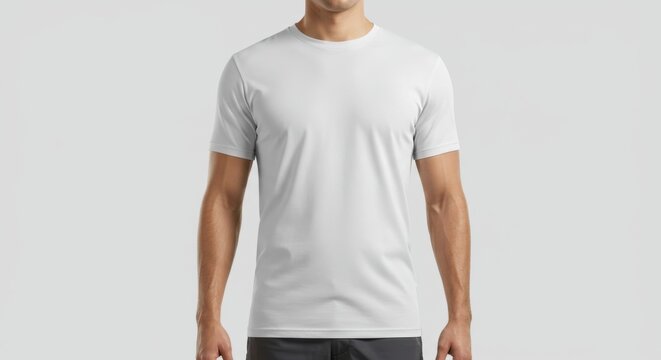 Plain White T-shirt Perfect for Any Occasion	