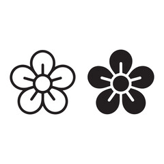 Stylish outline icon set for websites and mobile interfaces