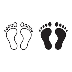 Stylish outline icon set for websites and mobile interfaces