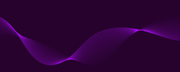 abstract purple wave background