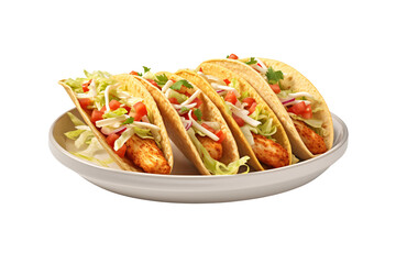 Fish tacos on a plate