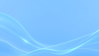 Fototapeta premium abstract blue and pastel wave background