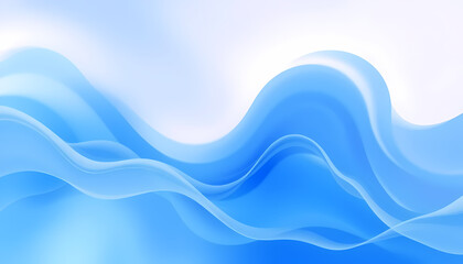 Fototapeta premium abstract blue and pastel wave background