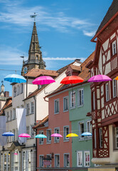 St. Gumbertus church in the old town of Ansbach