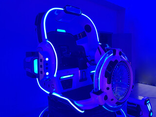 Virtual reality technology in attraction park