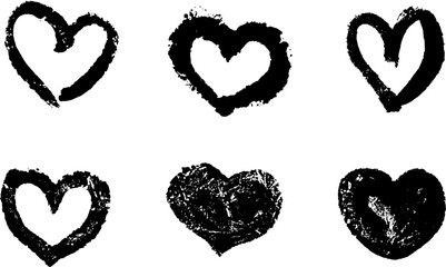 abstraction in black ink, abstract ink painting of a hearts, ink like a hearts, ink prints, blot, stain, blotch, graphic drawing, shape hearts silhouette

