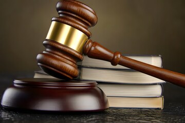 Gavel and Law Books Justice Legal Concept
