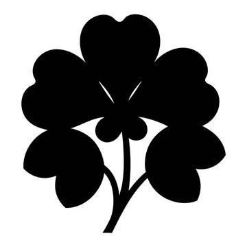 recommend clip art: begonia flower minimalist silhouette vector - for nature graphic design projects begonia, plant flower modern artwork.