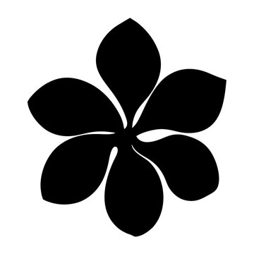 recommend clip art: jasmine flower minimalist silhouette vector - for nature graphic design projects jasmine, plant flower modern artwork.