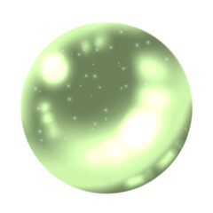 Green glass ball
