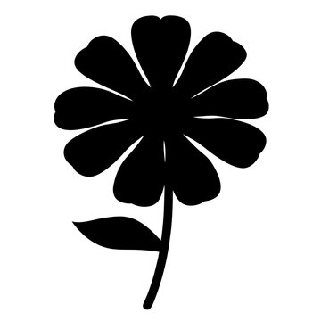 recommend clip art: zinnia flower minimalist silhouette vector - for nature graphic design projects zinnia, plant flower modern artwork.