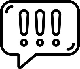 alert illustration on a white background     