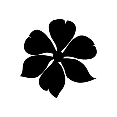 camellia flower minimalist silhouette vector - for nature graphic design projects camellia, plant flower modern artwork.