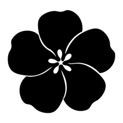 camellia flower minimalist silhouette vector - for nature graphic design projects camellia, plant flower modern artwork.