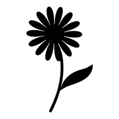 coneechinacea flower minimalist silhouette vector - for nature graphic design projects coneechinacea, plant flower modern artwork.