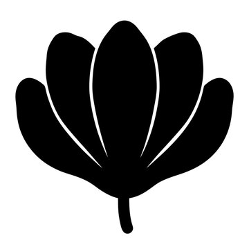 recommend clip art: cyclamen flower minimalist silhouette vector - for nature graphic design projects cyclamen, plant flower modern artwork.