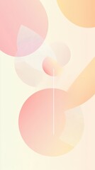 Fototapeta premium Abstract Geometric Shapes with Gradient Colors