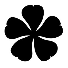 lamium deadnettle flower minimalist silhouette vector - for nature graphic design projects lamium deadnettle, plant flower modern artwork.