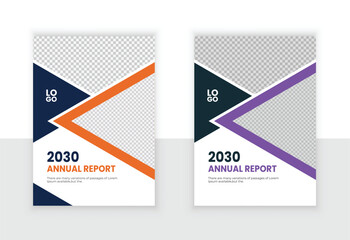 Annual report cover or a4 brochure template