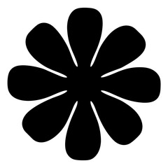 veronica speedwell flower minimalist silhouette vector - for nature graphic design projects veronica speedwell, plant flower modern artwork.