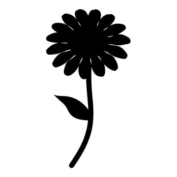 recommend clip art: zinnia flower minimalist silhouette vector - for nature graphic design projects zinnia, plant flower modern artwork.