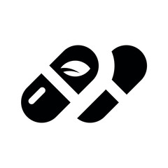 Pills  medical drugs Icon.