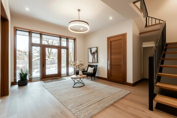 Fototapeta premium Modern Entryway with Natural Light