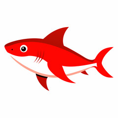 red fish vector illustration
