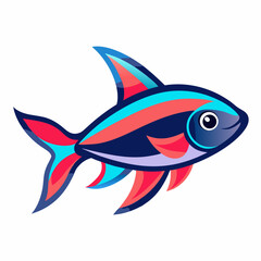 fish on a white background