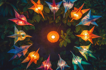 christmas star background