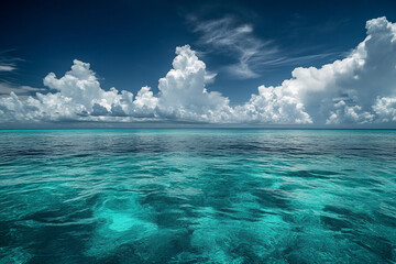 blue sky and sea