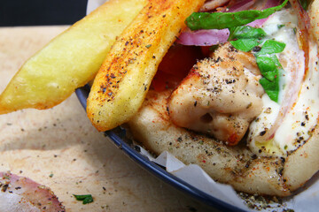 Souvlaki pita gyros Greek restaurant healthy fast food
