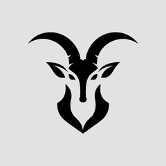 Tribal tattoo design of a horse with a silhouette of a deer, featuring antlers and wildlife elements like a stag, moose, and reindeer, in a black and vector style