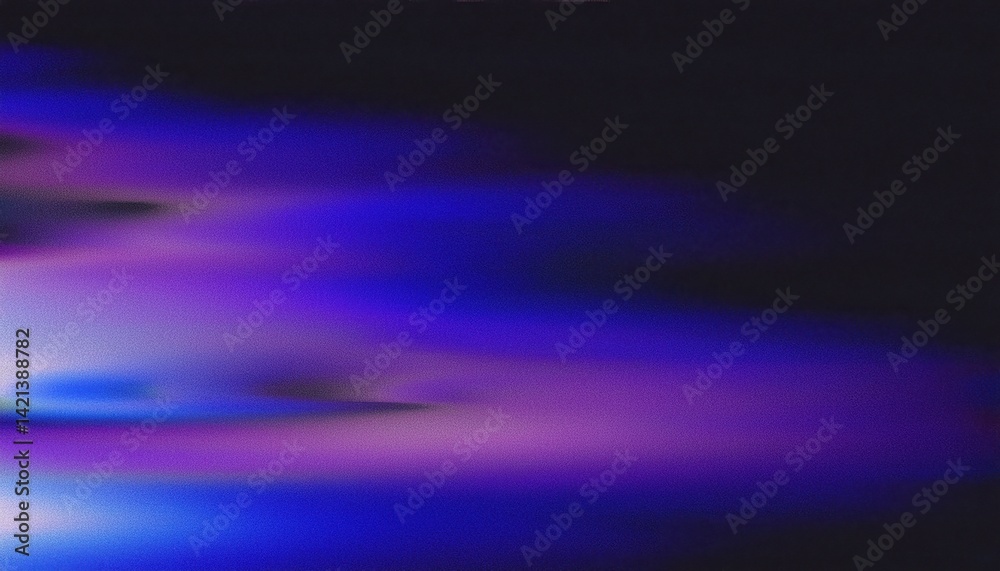 Poster abstract digital purple and blue lightwave texture with halftone grain effect for tech design, album