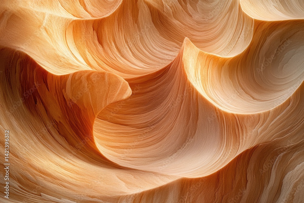 Aufkleber swirling sandstone formations create a mesmerizing abstract pattern of warm, earthy tones.