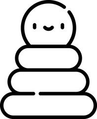 rings illustration on a white background    