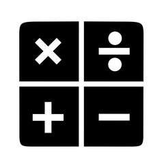 calculator icon vector with trendy design. math icon